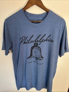 Philadelphia Bell Graphic Tee - Blue